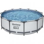 Басейн Каркасний Bestway Steel Pro Max 366x100 см з Фільтром і Драбиною 56418 - Літній Відпочинок для Сім'ї - Зображення 3