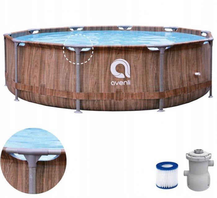 Каркасний Басейн AVENLI PICO 305x76 з Насосом - Ідеальний для Літнього Відпочинку - Зображення 4