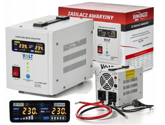 Джерело Безперебійного Живлення Volt Polska SINUS PRO 500 E 12-230V (350-500W) - Надійне Джерело Енергії - Зображення 2