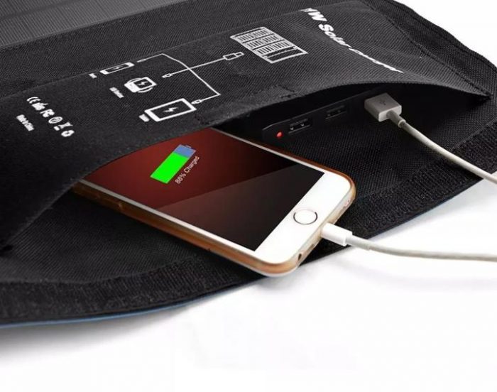 Портативна Сонячна Панель 21 Вт з USB - Екологічне Живлення - Зображення 4