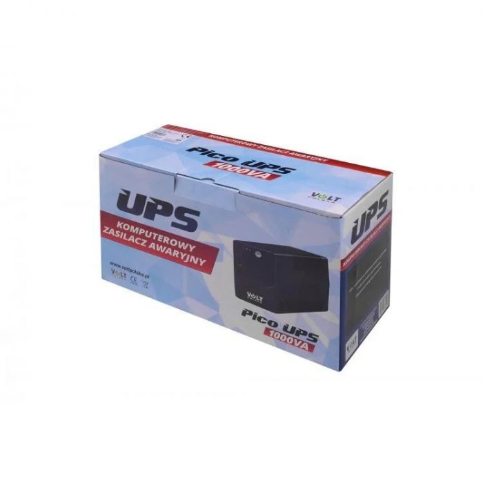 Джерело Безперебійного Живлення Volt Polska PicoUPS 1000VA/600W 9Ah - Компактний Захист від Перебоїв - Зображення 4