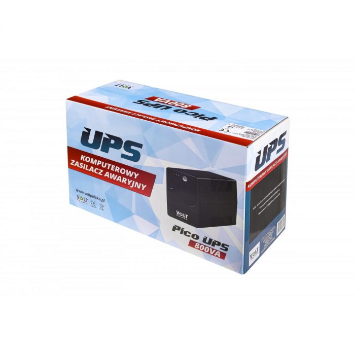 Джерело Безперебійного Живлення Volt Polska PicoUPS 800VA/480W 9Ah - Надійний Захист для Ваших Пристроїв - Зображення 4