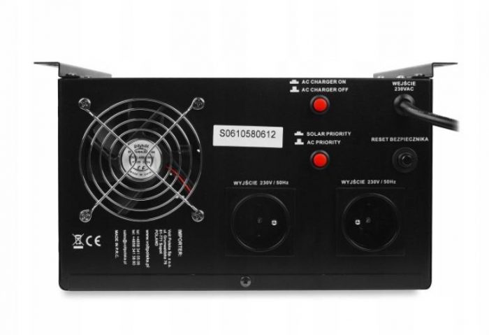 Джерело Безперебійного Живлення Volt Polska SINUS PRO 2500W 24/230V (1800/2500W) - Стабільний Захист від Перебоїв - Зображення 3