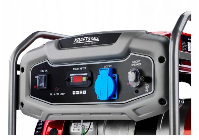 Генератор Бензиновий Однофазний Kraft&Dele 2000 Вт KD631 - Надійне Джерело Енергії для Домашніх Потреб - Зображення 5