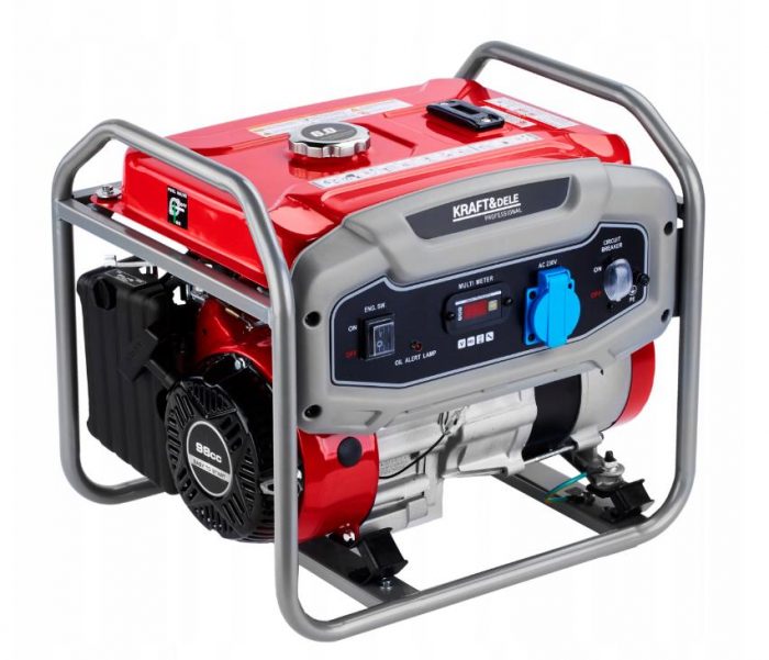 Генератор Бензиновий Однофазний Kraft&Dele 2000 Вт KD631 - Надійне Джерело Енергії для Домашніх Потреб - Зображення 2