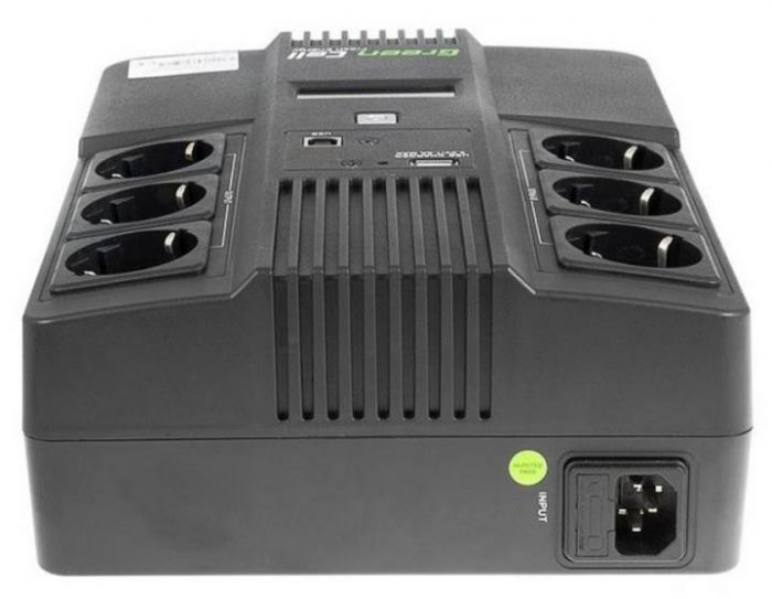 Джерело Безперебійного Живлення Green Cell AiO 600VA/360W (UPS06) - Захист Ваших Пристроїв - Зображення 3