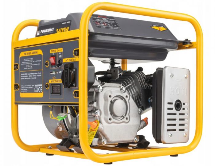 Генератор Однофазний Powermat 3400 Вт - Потужний Джерело Енергії для Різних Потреб - Зображення 2