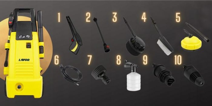 Мийка Високого Тиску Lavor 140 бар 1900 Вт NINJA PLUS 140 - Потужне Очищення з Професіональним Насосом - Зображення 6