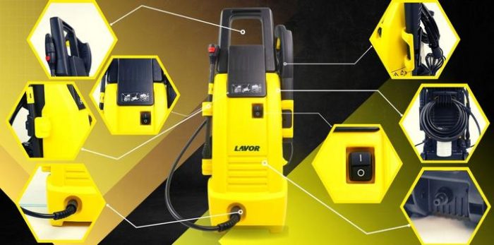 Мийка Високого Тиску Lavor 140 бар 1900 Вт NINJA PLUS 140 - Потужне Очищення з Професіональним Насосом - Зображення 5