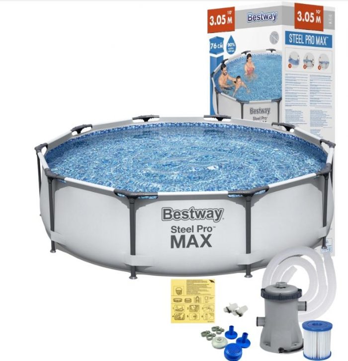 Каркасний Басейн Bestway 56408 305x76 см - Відпочинок на Свіжому Повітрі для Всієї Родини - Зображення 2