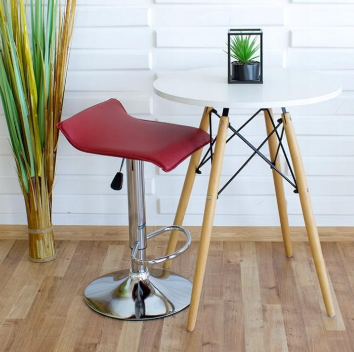 Барний Стілець Escal Червоний 707R - Стильний і Комфортний для Вашого Бару - Зображення 4