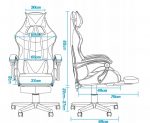 Геймерське Крісло з Підніжкою MatMay GAMING - Максимальний Комфорт для Геймерів - Зображення 7