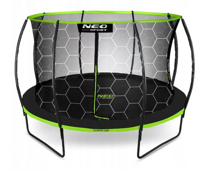 Батут Neo-Sport Premium 374 см із Внутрішньою Захисною Сіткою - Безпечні Стрибки - Зображення 4