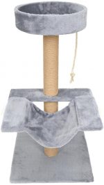 Кігтеточка і Лежанка для Кота з Оглядовим Майданчиком, 3 Рівня - Комфорт та Розваги для Вашого Улюбленця