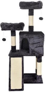 Кігтеточка та Лежанка для Кота з Ящиком на 5 Рівнів - Комфортна Кігтеточка для Вашого Кота з Місцем для Ігор і Відпочинку - Зображення 3