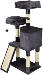 Кігтеточка та Лежанка для Кота з Ящиком на 5 Рівнів - Комфортна Кігтеточка для Вашого Кота з Місцем для Ігор і Відпочинку - Зображення 2