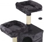 Кігтеточка та Лежанка для Кота з Ящиком на 5 Рівнів - Комфортна Кігтеточка для Вашого Кота з Місцем для Ігор і Відпочинку - Зображення 4