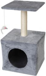 Кігтеточка і Лежанка для Кота з Ящиком, 3 Рівня - Комфортний Простір для Вашого Улюбленця