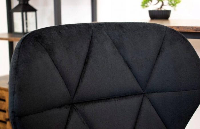 Офісне Крісло Muf-Art, Чорне Оксамит - Стиль і Комфорт для Вашого Робочого Місця - Зображення 8