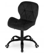 Офісне Крісло Muf-Art, Чорне Оксамит - Стиль і Комфорт для Вашого Робочого Місця - Зображення 7