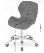 Офісне Крісло MemFlow Сіре - Комфорт і Стиль для Вашого Робочого Місця - Зображення 8