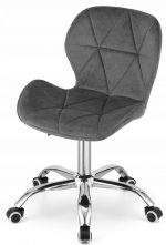 Офісне Крісло MemFlow K9, Сірий Оксамит - Елегантність і Зручність - Зображення 8