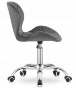 Офісне Крісло MemFlow K9, Сірий Оксамит - Елегантність і Зручність - Зображення 7