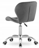 Офісне Крісло MemFlow K9, Сірий Оксамит - Елегантність і Зручність - Зображення 6
