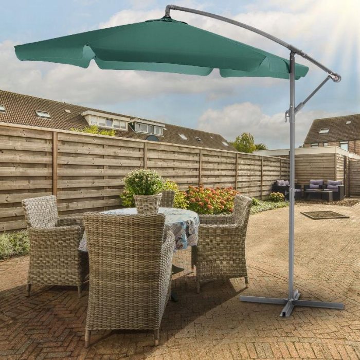 Велика Складна Садова Парасолька CLASSIC UV50 OUTTEC - Захисна парасолька з ультрафіолетовим захистом для саду - Зображення 13