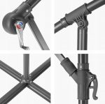 Велика Складна Садова Парасолька CLASSIC UV50 OUTTEC О-66278 - Захист Від Сонця та Дощу - Зображення 13