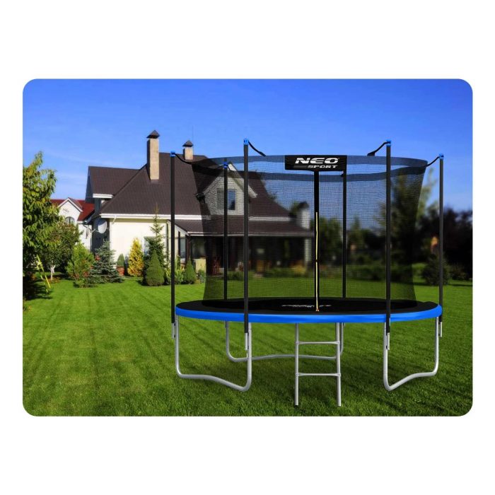 Батут з Внутрішньою Сіткою та Драбиною Neo-Sport 10 FT (312 см) - Безпечні Розваги для Дітей - Зображення 4