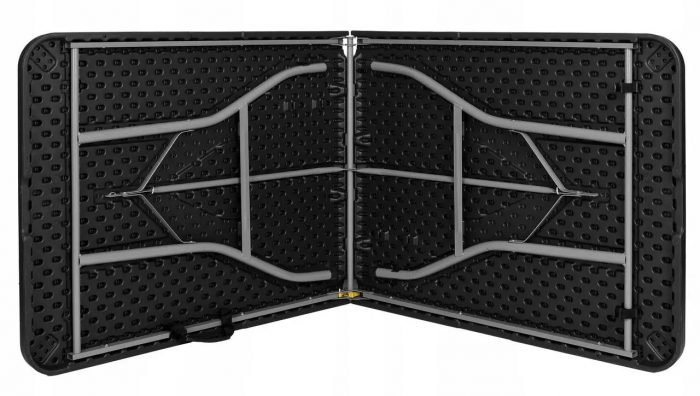 Стіл Туристичний eHokery Feta 180 x 74 x 73,5 см Чорний - Ідеальний для Пікніків та Поїздок - Зображення 3