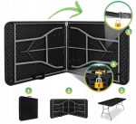 Стіл Туристичний eHokery Feta 180 x 74 x 73,5 см Чорний - Ідеальний для Пікніків та Поїздок - Зображення 2