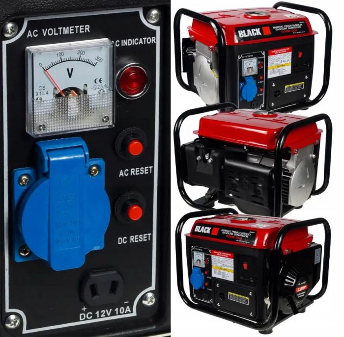 Генератор Однофазний Бензиновий 1200W 230V Black B13604 - Надійне Джерело Енергії - Зображення 4