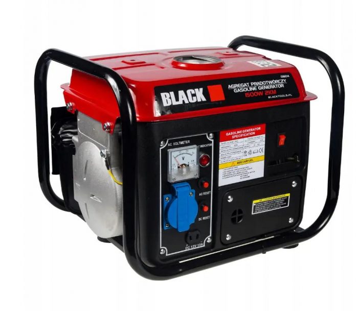 Генератор Однофазний Бензиновий 1200W 230V Black B13604 - Надійне Джерело Енергії - Зображення 2