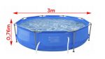 Каркасний Басейн Avenli 300х76 см + Насос + Фільтр - Ідеальний для Літнього Відпочинку - Зображення 5