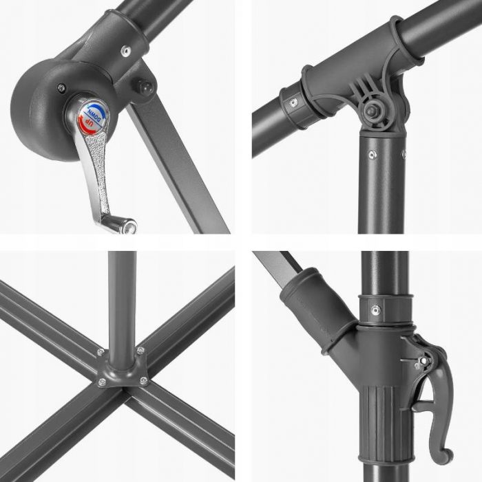 Садова Парасолька Modern UV50 OUTTEC О-42142 - Стильний Захист від Сонця - Зображення 5