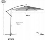 Садова Парасолька Modern UV50 OUTTEC О-42142 - Стильний Захист від Сонця - Зображення 2