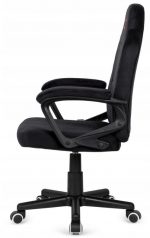 Офісне Крісло Lugano MARIO BLACK ALCANTARA - Вишуканість і Зручність для Робочого Простору - Зображення 4