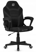 Офісне Крісло LUGANO MARIO BLACK FULL FABRIC - Елегантність та Комфорт для Робочого Місця - Зображення 4