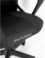 Офісне Крісло LUGANO MARIO BLACK FULL FABRIC - Елегантність та Комфорт для Робочого Місця - Зображення 7