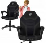 Офісне Крісло LUGANO MARIO BLACK FULL FABRIC - Елегантність та Комфорт для Робочого Місця