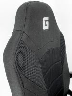 Офісне Крісло LUGANO MARIO BLACK FULL FABRIC - Елегантність та Комфорт для Робочого Місця - Зображення 8