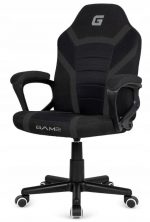 Офісне Крісло LUGANO MARIO BLACK FULL FABRIC - Елегантність та Комфорт для Робочого Місця - Зображення 3