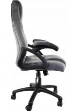 Геймерське Крісло Lugano CARRERA M ALCANTARA GREY - Преміум Комфорт - Зображення 5