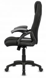 Геймерське Крісло Lugano CARRERA GREY FABRIC - Високий Комфорт для Геймерів - Зображення 4