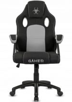 Геймерське Крісло Lugano CARRERA GREY FABRIC - Високий Комфорт для Геймерів