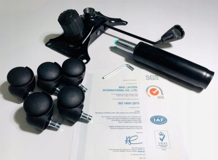 Геймерське Крісло Lugano CARRERA GREY FABRIC - Високий Комфорт для Геймерів - Зображення 9