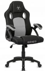 Геймерське Крісло Lugano CARRERA GREY FABRIC - Високий Комфорт для Геймерів - Зображення 3