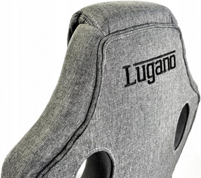 Геймерське Крісло Lugano CARRERA STONE FABRIC - Комфорт для Ігор - Зображення 8